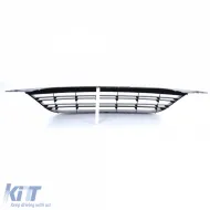 Sportgrill ohne Emblem mit doppelten schwarzen Lamellen, geeignet für VW Tiguan 5N 07-11-image-6194845