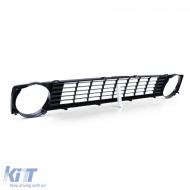 Sportgrill ohne Emblem schwarz, geeignet für VW Golf 1 + Cabrio + Caddy-image-6209714