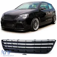 image-40-Sportgrill ohne Emblem schwarz, geeignet für VW Polo 9N3 05-09