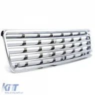 Sportgrill ohne Emblem verchromt, geeignet für Audi 80 B4 Sedan Avant 91-96-image-6196025