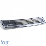 Sportgrill ohne Emblem verchromt, geeignet für Audi 80 B4 Sedan Avant 91-96-image-6196029