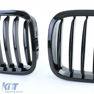 Sportgrill Performance glänzend geeignet für BMW 3er Serie E46 Coupe Cabrio 99-03-image-6202919