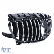 Sportgrill Schwarz Chrom geeignet für Mercedes CLA X117 Shooting Brake 15-19-image-6204023