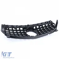 Sportgrill Schwarz Chrom geeignet für Mercedes CLA X117 Shooting Brake 15-19-image-6204026