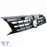 Sportgrill schwarz glänzend für Emblem geeignet für VW Bus T5 Facelift 09-15-image-6207211
