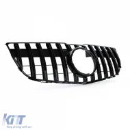 Sportgrill schwarz glänzend geeignet für Mercedes GLK X204 Pre-Facelift 08-12-image-6191210