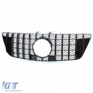 Sportgrill schwarz glänzend geeignet für Mercedes ML W164 Facelift 2008-2011-image-6192166