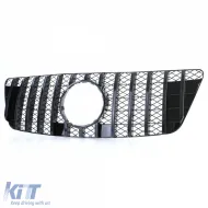 Sportgrill schwarz glänzend geeignet für Mercedes ML W164 Facelift 2008-2011-image-6192168