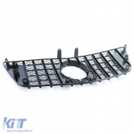 Sportgrill schwarz glänzend geeignet für Mercedes ML W164 Facelift 2008-2011-image-6192171