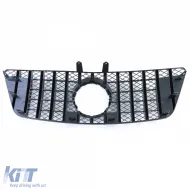 Sportgrill schwarz glänzend geeignet für Mercedes ML W164 Facelift 2008-2011-image-6192172