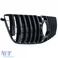 Sportgrill schwarz glänzend geeignet für Mercedes GL X166 Pre-Facelift 2012-2015-image-6198173