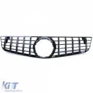 Sportgrill schwarz glänzend geeignet für Mercedes SL R230 Facelift 08-12-image-6201880
