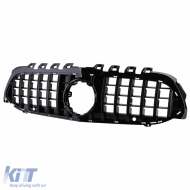 Sportgrill schwarz glänzend, geeignet für Mercedes A-Class W177 V177 18-24-image-6205495