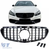 image-78-Sportgrill schwarz glänzend geeignet für Mercedes E W212 S212 Facelift 13-16
