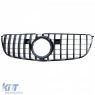 Sportgrill schwarz glänzend geeignet für Mercedes GLS X166 2015-2019-image-6209727