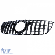 Sportgrill schwarz glänzend geeignet für Mercedes GLS X166 2015-2019-image-6209728