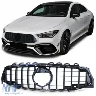 image-74-Sportgrill schwarz glänzend geeignet für Mercedes CLA C118 X118 ab 19