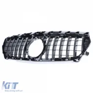 Sportgrill Schwarz Glänzend geeignet für Mercedes CLA C117 Pre-Facelift 2013-2016-image-6257543