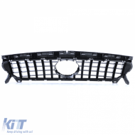 Sportgrill Schwarz Glänzend geeignet für Mercedes CLA C117 Pre-Facelift 2013-2016-image-6257546