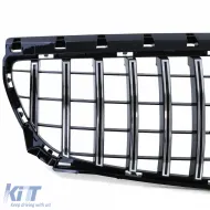 Sportgrill schwarz glänzend mit Chrom, geeignet für Mercedes B-Klasse W246 11-14-image-6192520