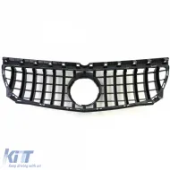 Sportgrill schwarz glänzend mit Chrom, geeignet für Mercedes B-Klasse W246 11-14-image-6192524