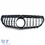 Sportgrill schwarz glänzend mit Chrom, geeignet für Mercedes B-Klasse W246 14-18-image-6193663
