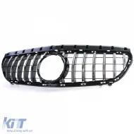 Sportgrill schwarz glänzend mit Chrom, geeignet für Mercedes B-Klasse W246 14-18-image-6193665