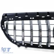 Sportgrill schwarz glänzend mit Chrom, geeignet für Mercedes B-Klasse W246 14-18-image-6193666