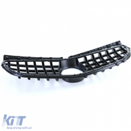 Sportgrill schwarz glänzend mit Chrom, geeignet für Mercedes B-Klasse W246 14-18-image-6193668