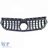 Sportgrill schwarz glänzend mit Chrom, geeignet für Mercedes B-Klasse W246 14-18-image-6193670