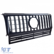 Sportgrill schwarz glänzend mit Chrom geeignet für Mercedes G-Class W463 90-18-image-6196539
