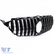 Sportgrill schwarz glänzend mit Chrom geeignet für Mercedes C-Class W205 S205 18-21-image-6198340