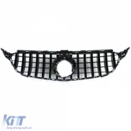 Sportgrill schwarz glänzend mit Chrom geeignet für Mercedes C-Class W205 S205 18-21-image-6198345