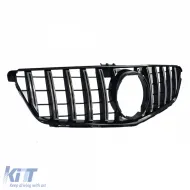 Sportgrill schwarz glänzend mit Chrom, geeignet für Mercedes C-Class W204 S204 C204-image-6203372