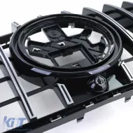 Sportgrill schwarz glänzend mit Chrom geeignet für Mercedes GLE V167 Coupe C167 18-23-image-6203855