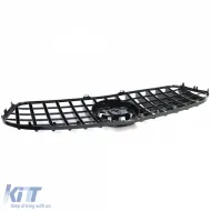 Sportgrill schwarz glänzend mit Chrom geeignet für Mercedes GLE V167 Coupe C167 18-23-image-6203856