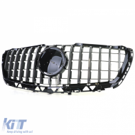 Sportgrill schwarz glänzend mit Chrom geeignet für Mercedes Sprinter W906 Facelift 13-18-image-6207290