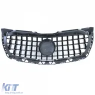 Sportgrill schwarz glänzend mit Chrom geeignet für Mercedes Sprinter W906 Facelift 13-18-image-6207295