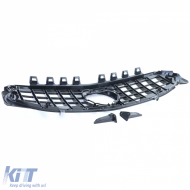 Sportgrill schwarz glänzend mit Chrom geeignet für Mercedes CLA C118 X118 ab 19-image-6257731