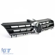 Sportgrill schwarz glänzend mit Chromleisten, geeignet für VW Golf 7 einschließlich GTI 12-17-image-6207369