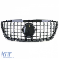 Sportgrill schwarz glänzend verchromt, geeignet für Mercedes Sprinter W907 910 ab 18-image-6201304