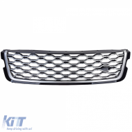 Sportgrill Schwarz Silber geeignet für Range Rover Velar L560 2017-2023-image-6200458