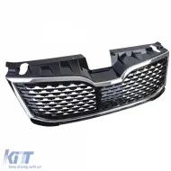 Sportgrill schwarz verchromt geeignet für Skoda Octavia 5E Facelift 17-20-image-6204845