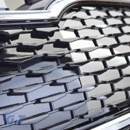 Sportgrill schwarz verchromt geeignet für Skoda Octavia 5E Facelift 17-20-image-6204846