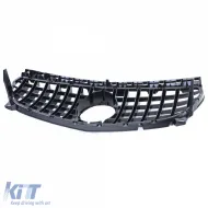 Sportgrill schwarz verchromt geeignet für Mercedes CLA C117 W117 16-19 Facelift-image-6197384