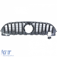 Sportgrill schwarz verchromt geeignet für Mercedes C-Class W206 S206 ab 21-image-6201486