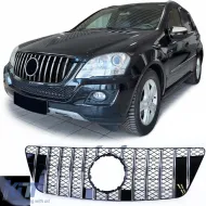 image-61-Sportgrill schwarz verchromt geeignet für Mercedes M-Class ML W164 2008-2011