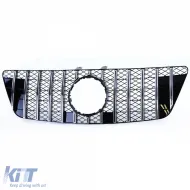 Sportgrill schwarz verchromt geeignet für Mercedes M-Class ML W164 2008-2011-image-6206498