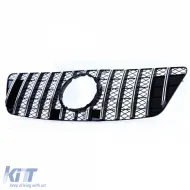 Sportgrill schwarz verchromt geeignet für Mercedes M-Class ML W164 2008-2011-image-6206500
