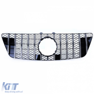 Sportgrill schwarz verchromt geeignet für Mercedes M-Class ML W164 2008-2011-image-6206501